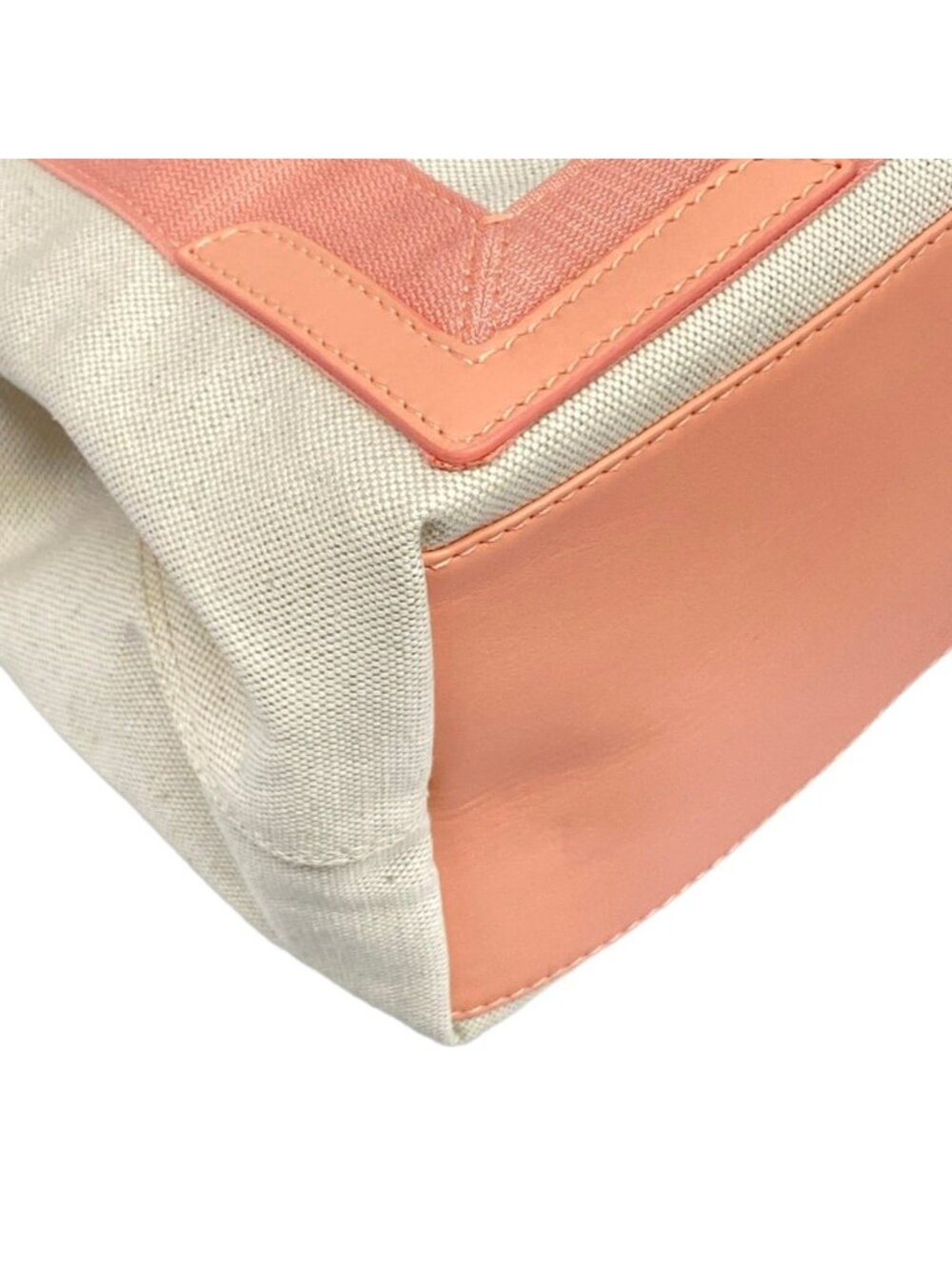 Balenciaga Tote Navy Cabas S Beige Pink Leather - Picture 6 of 13